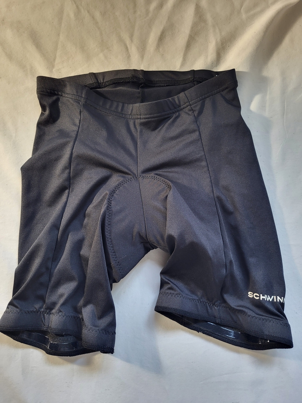 Schwinn Size M Womens Black Cycling Lined Compression Pull On Sport Shorts